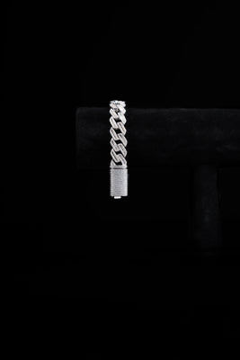 7.5" / Weissgold Plating / VVS Moissanite 925 Silber