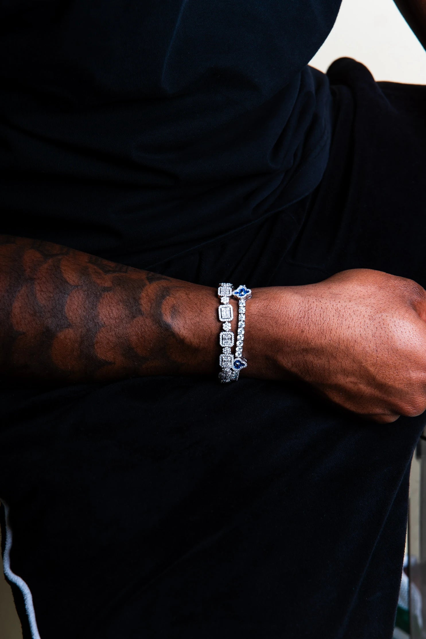 Flower Tennis Bracelet