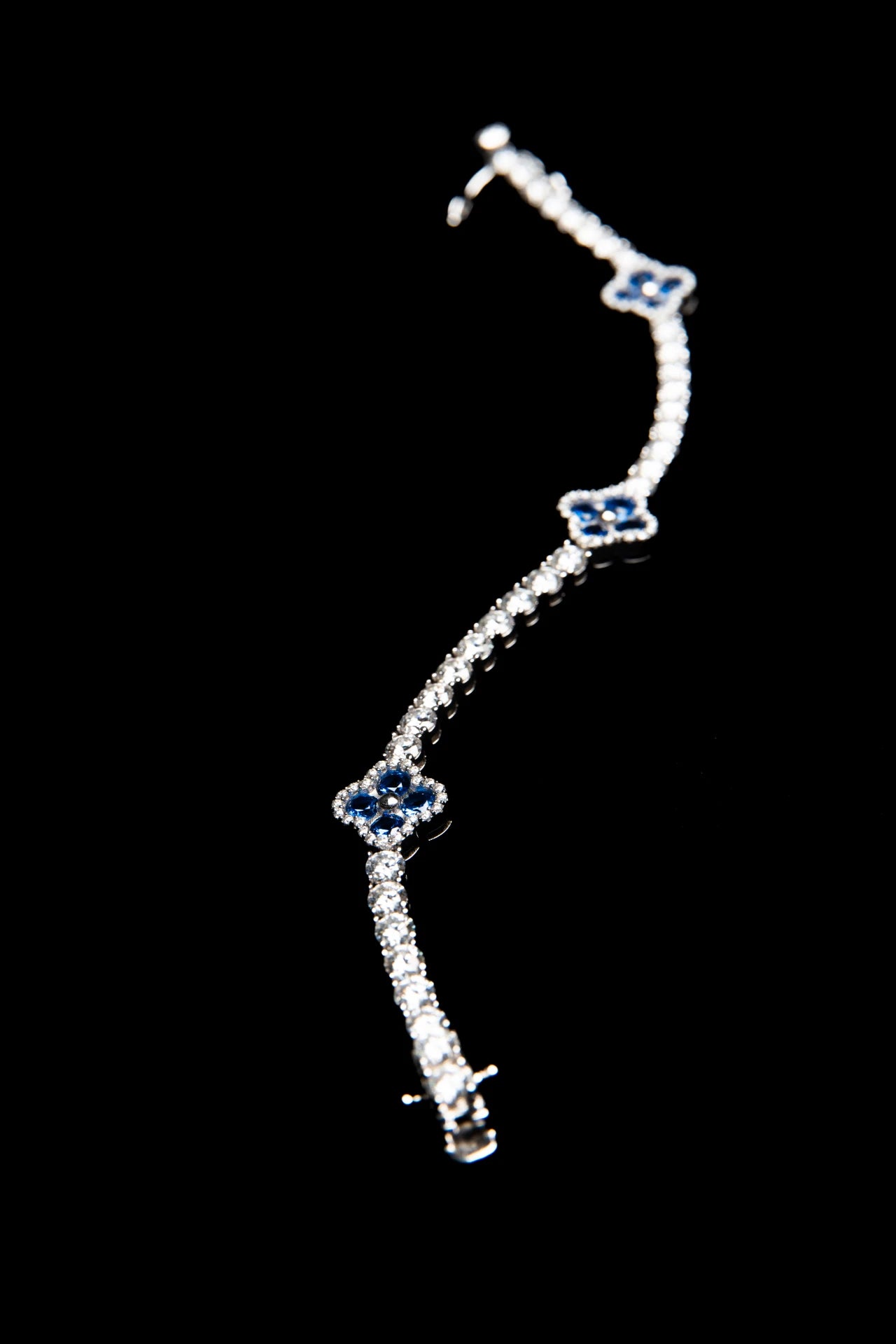 Flower Tennis Bracelet