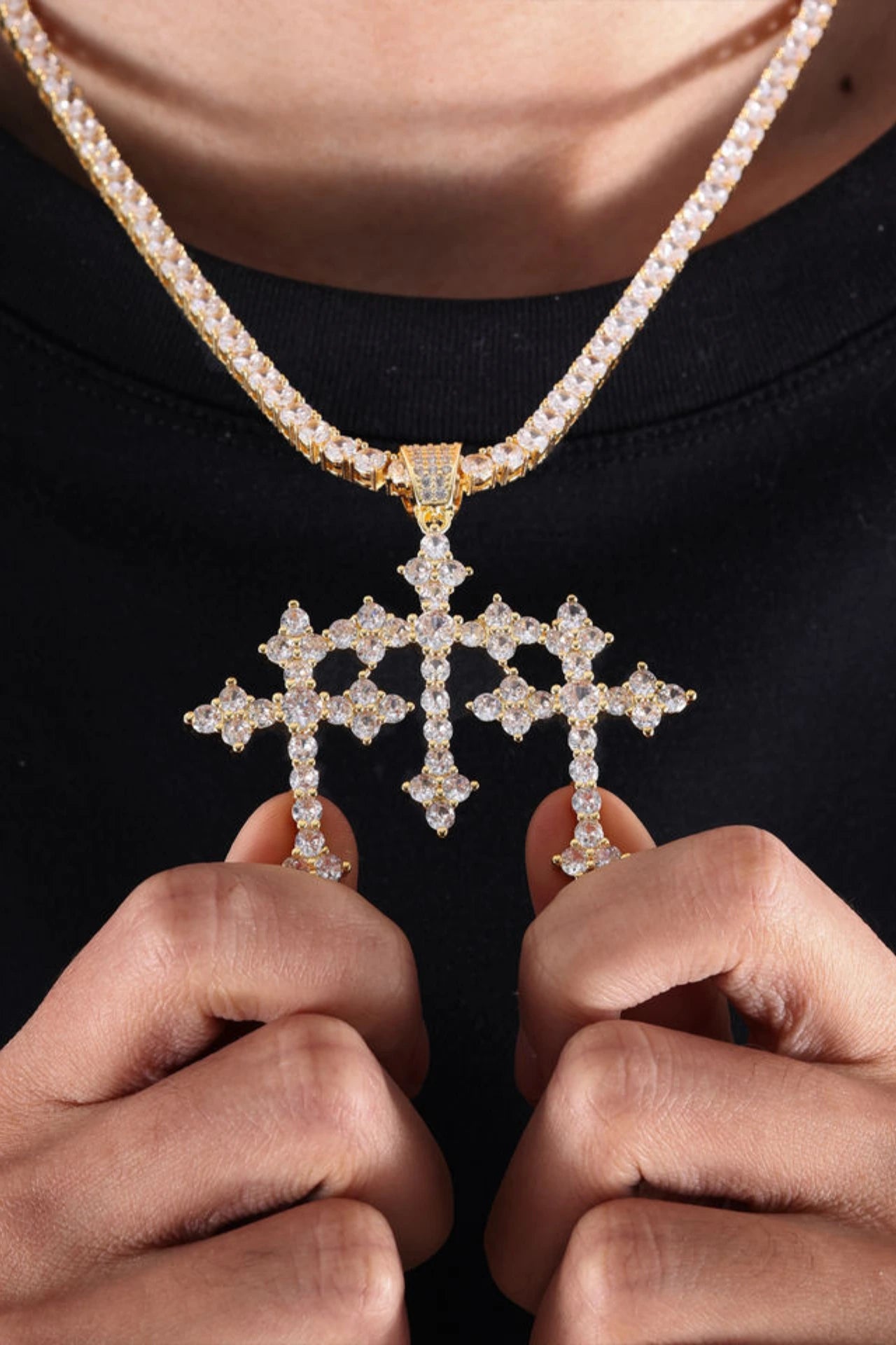 Triple Cross Pendant